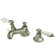 Elements of Design New York Widespread Bathroom Faucet with Double Porcelain Lever Handles