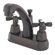 Elements of Design Centerset Bathroom Faucet with Double Cross Handles