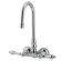 Elements of Design Hot Springs Double Handle Wall Mount Clawfoot Tub Faucet Trim Metal Lever Handle