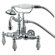 Elements of Design Hot Springs  Three Handle Wall Mount Clawfoot Tub Faucet with Hand Shower