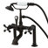 Elements of Design Hot Springs Deck Mount Clawfoot Tub Faucet with Handshower