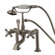 Elements of Design Hot Springs Deck Mount Clawfoot Tub Faucet with Handshower