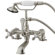Elements of Design Hot Springs Deck Mount Clawfoot Tub Faucet with Handshower