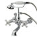 Elements of Design Hot Springs Wall Mount Clawfoot Tub Faucet with Handshower