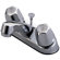 Elements of Design Centerset Bathroom Sink Faucet with Double Knob Handles