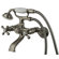 Elements of Design Double Handle Deck Mount Clawfoot Tub Faucet Trim