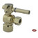 Elements of Design Quarter Turn Ball Valve 1/2" FIP X 3/8" O.D. Compression