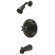 Elements of Design Volume Control Tub and Shower Faucet with Buckingham Cross Handles