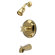 Elements of Design Volume Control Tub and Shower Faucet with Buckingham Cross Handles