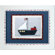 Doodlefish Transportation Sailboat Framed Giclee Wall Art