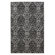 Linon Rugs Milan Black Rug
