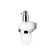 Geesa by Nameeks BloQ Wall Mounted Soap Dispenser in Chrome