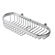 Geesa by Nameeks Basket Exclusive Small Shower Basket in Chrome