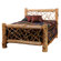 Fireside Lodge Traditional Cedar Log Slat Bedroom Collection