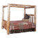 Fireside Lodge Traditional Cedar Log Four Poster Bedroom Collection