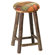 Fireside Lodge Hickory Pub Table and Round Barstool Set