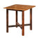 Fireside Lodge Traditional Cedar Log Square Pub Table and Barstool with Arms