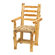 Fireside Lodge Traditional Cedar Log Armchair