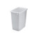Rubbermaid Rectangular Plastic Open-Top Wastebasket in White