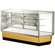 Sturdy Store Displays Streamline 38" x 56" Full Vision Corner Combination Showcase with Panel Back