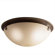 Kichler 3 Light Etched Flush Mount
