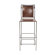 William Sheppee 30" Pub Leather and Iron Barstool