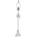 Jubilee Collection Large Crystal Dangle Lamp Base with Optional Shade