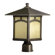 Quorum Sorrel One Light Outdoor Post Lantern in Oiled Bronze
