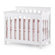 Nursery Smart Ethan 2-in-1 Convertible Mini Crib in Cherry