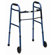 Mabis Healthcare, Inc. Button Release Aluminum Folding Walker with Non-Swivel Wheels