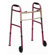 Mabis Healthcare, Inc. Button Release Aluminum Folding Walker with Non-Swivel Wheels