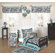Sweet Jojo Designs Turquoise Funky Zebra Toddler Bedding Collection