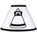 Sweet Jojo Designs Black and White Princess Lamp Shade