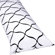 Sweet Jojo Designs Princess Black, White and Purple Collection Body Pillow Case 