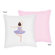 Sweet Jojo Designs Ballerina Collection Decorative Pillow 