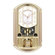 New Haven Rectangular Gold Music Wall Clock