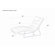Chintaly Imports Corvette Chaise Lounge