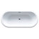 Kaldewei Centro Duo 18.5" x 70.87" Oval Bath Tub in White