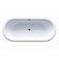 Kaldewei Klassikduo Oval Wide Bath Tub in White