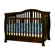 AFG Furniture Athena Spring Convertible Crib with Toddler Rail and Grace Changing Table in Espresso
