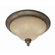 Golden Lighting Rockefeller 3 Lights 60W Flush Mount
