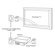 DataComm Small Flat Panel TV Cable Organizer Kit