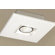 Zaneen Lighting Polifemo 7.75" Flush Mount with White Glass