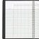 At-A-Glance Undated Class Record Book 10-7/8 x 8-1/4, Black                                                                              