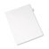 Avery Consumer Products Avery-Style Legal Side Tab Divider, Title: 47, Letter, White, 25 per Pack                                                    