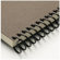 Carl Manufacturing Carla Craft 12" 18mm Binding System Spiral Ring in Bitter Chocolate