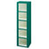 Lenox Plastic Lockers Plastic Cubby Locker - 5 Tier - 1 Section