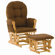 Storkcraft Custom Hoop Glider and Ottoman