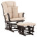 Storkcraft Custom Tuscany Glider and Ottoman