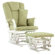 Storkcraft Custom Tuscany Glider and Ottoman